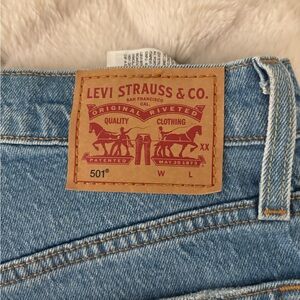 Levi's Light Blue Denim shorts